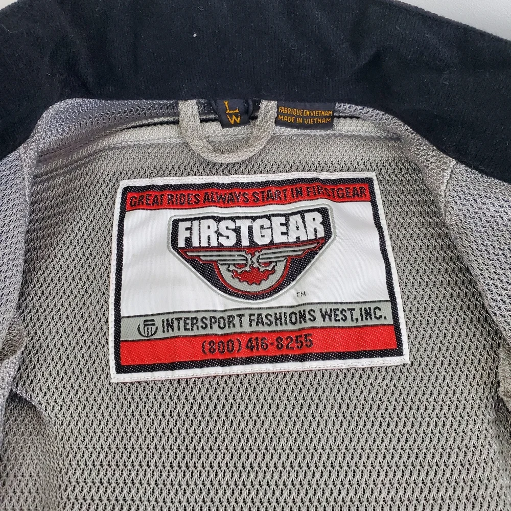 Firstgear Hypertex Motorcycle Riding Jacket Large Padded Armored Womens Large - Picture 10 of 16